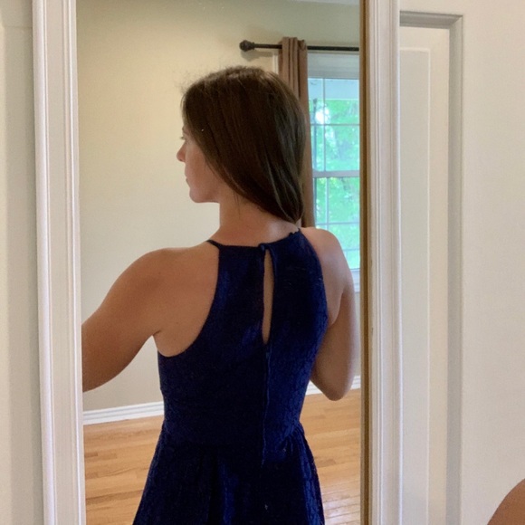 COPY - Navy Dress (Lace overlay) - Picture 5 of 5